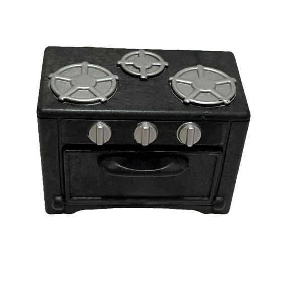 Sylvanian Families CALICO CRITTERS Black Range Stove Oven Epoch Replacement - Picture 1 of 8